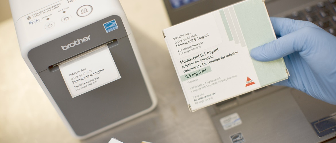Medication packet and label