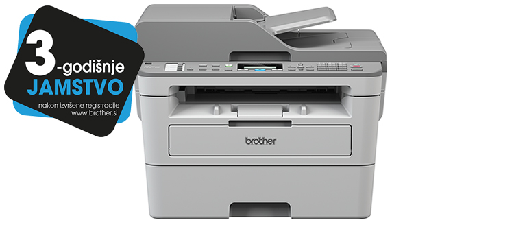 MFC-B7715DW printer with 3 years warranty sticker